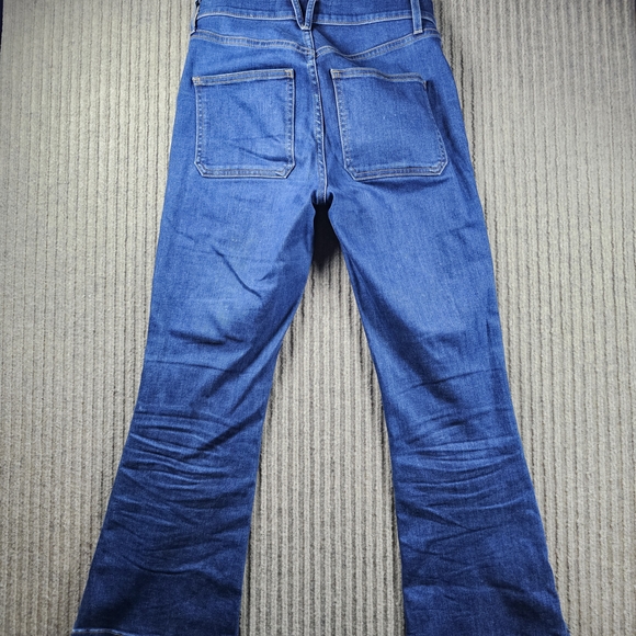 Veronica Beard Jeans Carson Ankle Flare High Rise Tide Down Women's 26 - Picture 9 of 11